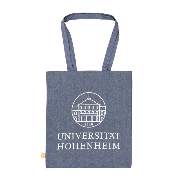 Pre recycling cotton bag of the Uni Hohenheim