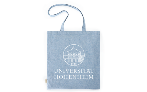Pre recycling cotton bag of the Uni Hohenheim