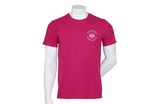 pink colored t-shirt unisex from the University of Hohenheim